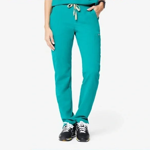 FIGS Yola Pant Teal Color - Picture 4 of 4